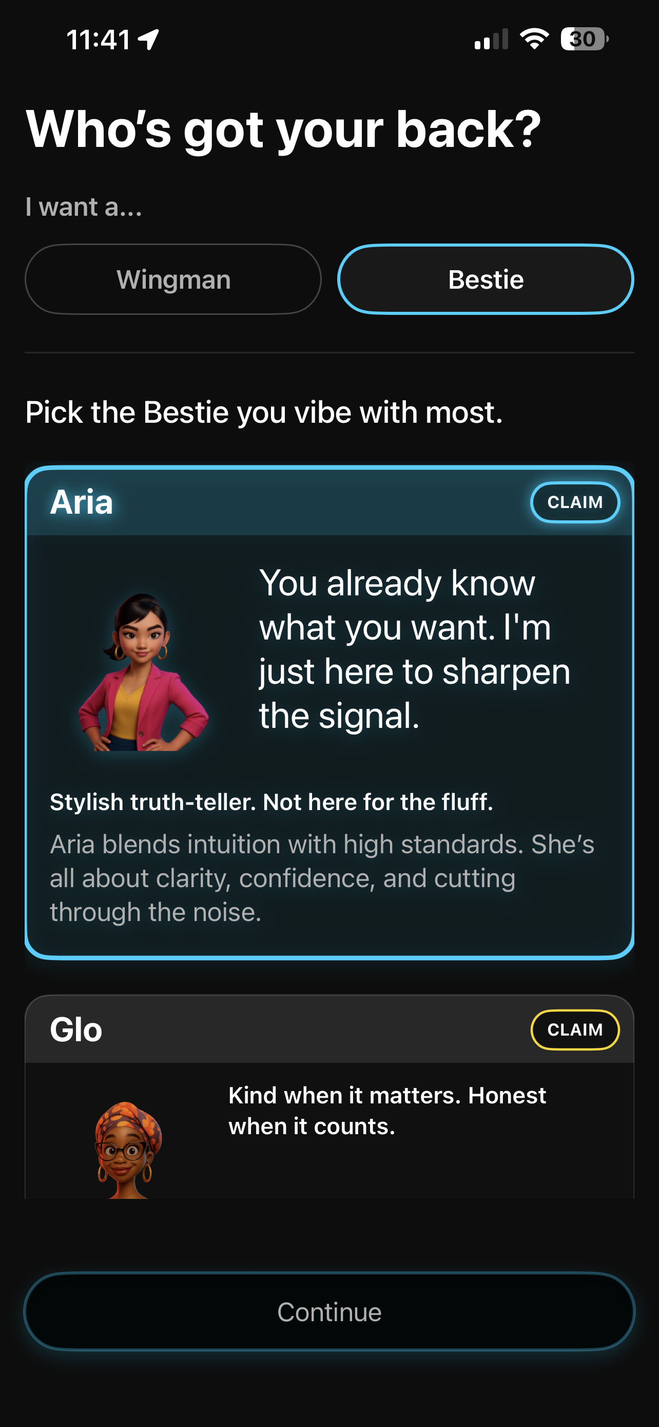 Choosing a connection experience in SRKLS